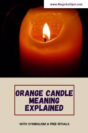 Orange Candle Meaning in African Spirituality